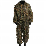 Ghillie &uuml;likond Jahimehe kamuflaažir&otilde;ivad Jahimees Mees Uus 3D vahtraleht Bioniline Yowie Snaiper Linnuvaatlusriided 165-185cm
