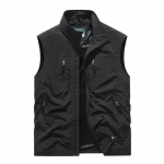6XL Pluss Suurus Meeste Suvine V&auml;litingimustes Matkamise Vest Taktiline Mitmetaskuline Kerge Pehme Kest Utility Reisi Safari Cargo Vest Mehed 4XL 93-100kg