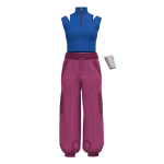 Zombies 4 Victor Cosplay Kost&uuml;&uuml;m Jakk Vest &Uuml;likond Meestele Poistele Vampiirid Koidik Maskeerimisriided Halloweeni Karnivali &Uuml;likond XXXL&Other pink