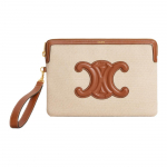 Celine Cuir Triomphe Logo T&otilde;mblukuga Eemaldatava Randmepaelaga Kangast &Auml;&auml;risega Vasikanahast K&auml;ekott Randmepaelaga Sidur V&auml;ikesed Naiste K&auml;ekotid 10J502EW1-02NT Basic Set (Bag+Dust Bag)