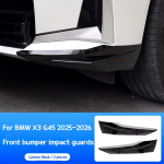 BMW X3 G45 2025-2026 jaoks Esikaitseraua nurga kokkup&otilde;rkevastane riba, kaitseraua kaitsekate nurga kriimustusvastane kaunistus