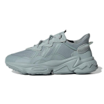 Adidas Originals Ozweego J Comfortable Abrasion Resistant Breathable Low top Kids Lifestyle Shoes Gray Blue Teenagers H04129 39⅓ gray