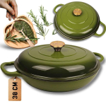 Emailitud Lame Malmpott 30cm 3L Hage Oliiviroheline