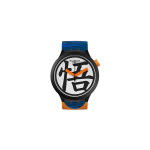 Swatch Goku X Koost&ouml;&ouml;sari Kvartsliikumine Veekindel Disainiga Kell Meeste Kellad Valge SB01Z101 SB01Z101