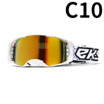 Eks Mootorratta Prillid Motokrossi Prillid Mustuseratta ATV MX MTB Suusa Tuulekindlad Tolmukindlad Uduvastased Unisex Kaitse orange