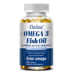 Kala&otilde;li 3600 mg Toidulisand, Omega-3, EPA, DHA-ga, 120 pehmet kapslit pudelis 120 Capsules white