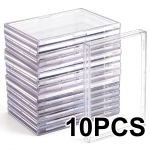 10 tk k&otilde;vad l&auml;bipaistvad toploader-kaardih&uuml;lsid - Akr&uuml;&uuml;lkaitse&uuml;mbrised kogumiskaartidele, sobivad baseballi, TCG, MtG, Yu-Gi-Oh ZSY jaoks