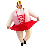 Halloweeni t&auml;ispuhutav sumo maadluskost&uuml;&uuml;m lavale ja cosplay'ks One Size pink