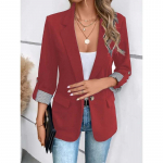 Suvine L&otilde;tv Vabaaja Mood Patchwork 3/4 Varrukaga Kampsun Kost&uuml;&uuml;m Naistele N&ouml;&ouml;pidega K&otilde;ikjal Sobiv Bleiseri Mantel Top S