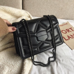 Rivet Chain v&auml;ikesed Crossbody kotid naistele &Otilde;lakott Lady k&auml;ekotid 23.6*16.5*9.5cm must