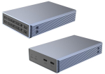 Kahepesaline 2,5-tolline SATA RAID k&otilde;vaketta korpus 5Gbps USB3.0 Type-C RAID0/1/JBOD/SPAN Alumiiniumist HDD-massiivi korpus Type-C USB 3.0&128.7*82.8*25.8MM tumesinine v&auml;rv