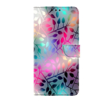Klapitav nahast &uuml;mbris iPhone 6 7 8 X XS XR 11 12 Pro Max jaoks 3D Moodne lillemuster V&auml;rvitud rahakott iPhone 6 7 8 Plus jaoks Funda iPhone 11