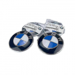 BMW Logo Kapoti ja Pagasiruumi Embleemide Komplekt 82mm & 74mm Asendusm&auml;rk