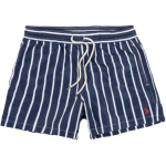 Polo Ralph Lauren triibulised tikitud kitsa l&otilde;ikega rannap&uuml;ksid Meeste l&uuml;hikesed p&uuml;ksid Sinine 710975405-001 XL