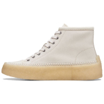 Clarks Caravan Mid Nahast Trendikad Spordijalatsid Vastupidavad Tasakaalus Soojad Keskmise k&otilde;rgusega Vabaajajalatsid Meeste vabaajajalatsid Valge 261676987 42 white