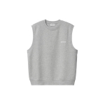Carhartt WIP Script Vest Dressipluus Logo Tikand Tavaline kudum Varrukateta vest Meeste vestid Hall I033084-00D-XX L