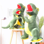 Realistlik simulatsioon Tyrannosaurus rex nukk dinosaurus pl&uuml;&uuml;sist m&auml;nguasi, draakoni nukk laste m&auml;nguasi 60cm roheline