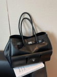 CGC BAG Vabaaja Suure Mahutavusega Totesimple T&ouml;&ouml;le K&auml;ekott Naiste PU Nahast Disainer Luksusbr&auml;nd Naiste &Otilde;lakott 42X19X30CM must