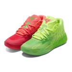 PUMA x Rick And Morty MB.01 LaMelo Ball 1 poolk&otilde;rged j&otilde;udluskorvpallijalatsid Unisex Punane Roheline Erinevad 376682-01 44
