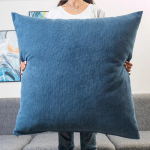 Suur ruudukujuline padjap&uuml;&uuml;r Kohvitass Diivani seljatugi Hiiglaslik padjakate Pestav Elutuba Magamistuba Padjap&uuml;&uuml;rid &Uuml;hev&auml;rviline 55/60/70/80CM 60x60cm sinine