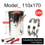 Automaatne p&uuml;sitemperatuur 85℃ 12V 24V Diiselfiltri k&uuml;ttekeha 120W Autole Pikapile Diiselfiltri Elektrik&uuml;te &Uuml;mbris K&uuml;tusefiltrid5 H