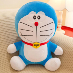 60cm Multikas Doraemon Palusm&auml;nguasi Suur Suurus Naljakas Kass Anime Palusm&auml;nguasjad Pehme T&auml;idisega Nukk T&uuml;drukute ViskaPadi Kawaii S&uuml;nnip&auml;evakingitus 20cm
