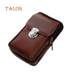 Meeste vintage kunstnahast Fanny seljakotipakk T&otilde;mblukuga v&ouml;&ouml;kott V&ouml;&ouml;klambrikott vabaaja kaasaskantav kohv