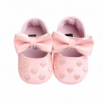 Baby PU nahk Beebi poiss T&uuml;druk Baby Moccassiinid Moccs kingad Vibu narmad Pehme tallaga libisemiskindlad jalatsid 0-6m