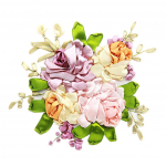 Paeltikandi komplektid DIY lillemaalimise komplekt templiga ristpistes 01 as described