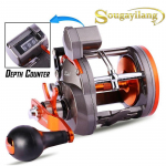 Trolling Kalap&uuml;&uuml;girull 7BB Metallist Sea Fishing Baitcasting Reel S&uuml;gavus Counter Round p&uuml;&uuml;girull Right Hand 40