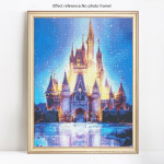 5D DIY teemantmaaling Scenic Castle T&auml;is&uuml;mmargused tikandid pildid 20X30
