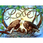 5D Teemantmaal Kotkaste Ristpistes Teemanttikandid Anmial Teemantkivi 20X30CM