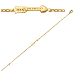 Les Tr&eacute;sors De Lily [K7772] - kullatud k&auml;ev&otilde;ru  Cupid's Arrow  - 17x4 mm kuld