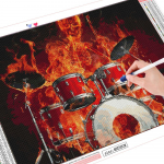 Teemantmaalimine Halloweeni kingitus Teemanttikandid T&auml;isruuduline puurristpiste 20X30CM