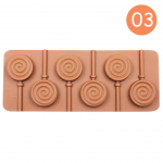 Silicone Candy Lollipop Mold &scaron;okolaadi-suhkruvorm pulgakommide koogi kaunistamiseks vormi k&uuml;psetust&ouml;&ouml;riist
