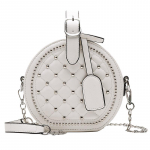 2019. aasta kott naiste kott Teemantneediga v&auml;ike &uuml;mmargune kott Tide kaasaskantav Crossbody kott Wild &otilde;lakott 19cm*8cm*17cm valge