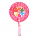 Happy Play k&auml;eshoitav k&auml;sitsi puhuv tuuleveski mullipulk, lastekepp lastele &otilde;ues Double Holes sinine