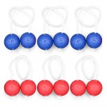 Redel Toss Ball Golf Ball Bolas Hard Golf Treening pallid V&auml;lism&auml;ngu pallikomplekt 3pcs Red & 3pcs Blue