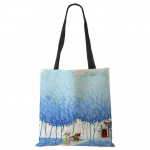 Naiste k&auml;ekotid, linased kandikud koos prinditud vabaaja reisimiskingikottidega