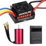 GoolRC S3660 3300KV andurita harjadeta mootor 60A harjadeta ESC ja programmeerimiskaardi kombineeritud komplekt punane
