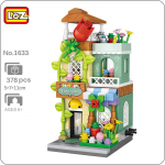 LOZ 1633 City Street Lilled Roosipood Lillepood Arhitektuur Mudel Mini Plokid Tellised Ehitusm&auml;nguasi lastele Kingitus Karbita