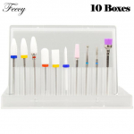 10 tk / kasti k&uuml;&uuml;nepuuride frees manik&uuml;&uuml;rikomplekti jaoks Mill Manik&uuml;&uuml;ri masina tarvikud geellaki eemaldamiseks