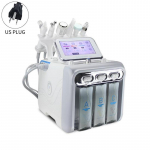 6 in 1 Hydrafacial Oxygen Beauty Machine Microdermoabrasion Dead Skin Removal Aqua Peeling Facial Lifting Home Spa Skin Care US plug
