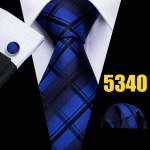 Barry.Wang Meeste Mood Tartan Ruudulised Lipsud Mansetin&ouml;&ouml;bid Ametlik pulm vabaaja N-5340