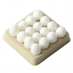 Simuleeritud DIY nukumaja miniatuurid Naljakas kompaktne kujutlusv&otilde;ime kasvatamine 1:12 kivimunaaluse tarvikud valge