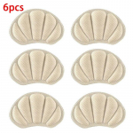 6 tk tossud K&otilde;rge kontsaga kleebised kontsakaitsed Reguleeritav suurus Poole suurusega padjad valu leevendav jalahoolduspadi kleebis sisetallad kontsa k&auml;epidemed beež