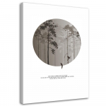 Feeby l&otilde;uenditr&uuml;kk, Linnud metsas 40x60 valge/must