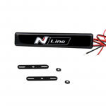 Esikapoti iluv&otilde;re LED-valgusti autokaunistusega autokleebis N Nline I20 I30 Kona Tucson Sonata Elantra Velosteri poritiibale must