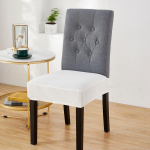 Jacquard Stretch elastsed s&ouml;&ouml;gitoa tooli istmekatted m&auml;&auml;rdumisvastased universaalsed eemaldatavad pestavad tooli istmepadja katted universal sizes