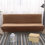 Pehmus diivanvoodi kate Tahke k&otilde;ikeh&otilde;lmav diivanvoodi kate ilma k&auml;etugedeta diivanvoodi kattega kokkupandava diivanvoodi diivanikatte jaoks L Size beež